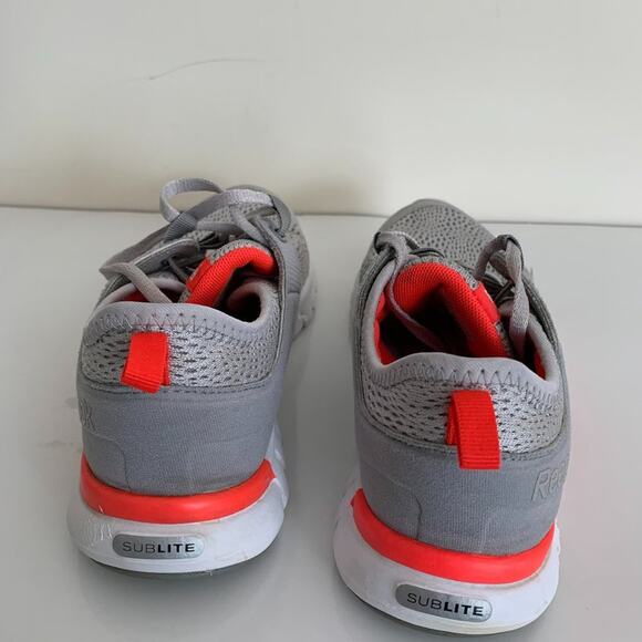 Reebok Sub Lite Womens Size 8.5 Sneakers Gray Shoes - Picture 4 of 11